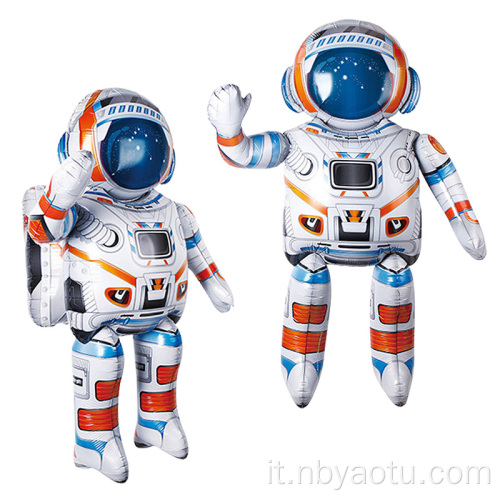 Festa enorme palloncino per fogli di astronauta 3d